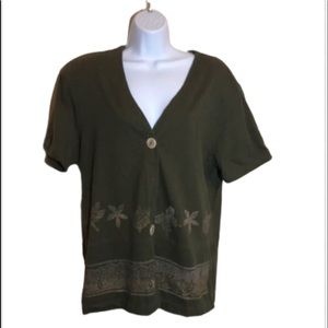 Vintage 1980’s Nina Piccalino Summer Top size 8